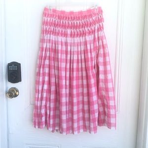 Vintage gingham skirt
